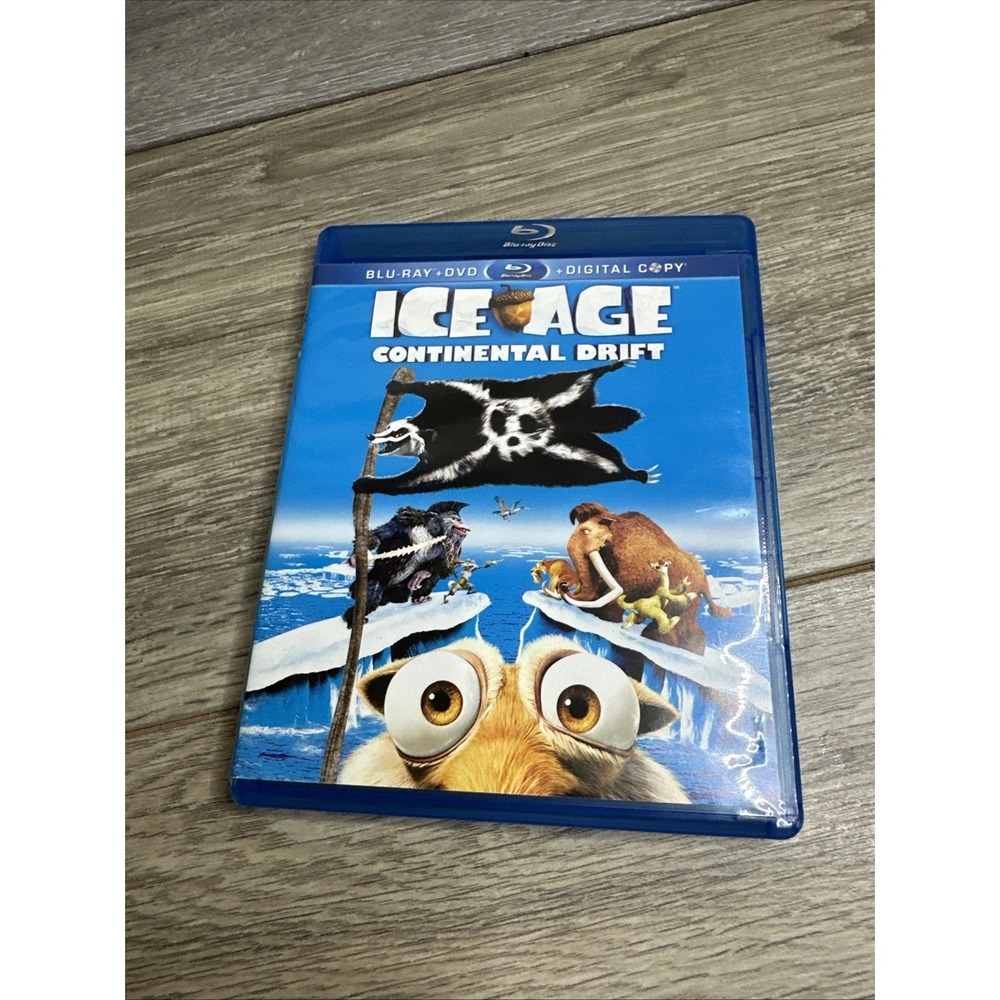 Ice Age 4 " Continental Drift " (Blu Ray, DVD, 2012, 3-Disc Set Target Exclusive